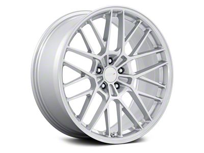 TSW Daytona Gloss Silver Wheel; Rear Only; 22x10.5 (06-10 RWD Charger)