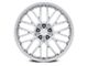 TSW Daytona Gloss Silver Wheel; Rear Only; 22x10.5 (06-10 RWD Charger)