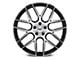 TSW Lasarthe Gloss Black Machined Wheel; Rear Only; 22x10.5 (06-10 RWD Charger)
