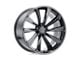 TSW Aileron Metallic Gunmetal Wheel; 21x11; 25mm Offset (10-15 Camaro)