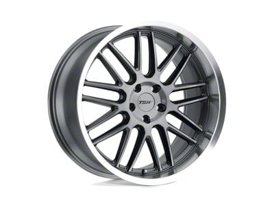 TSW Avalon Gunmetal with Brushed Gunmetal Face and Machined Lip Wheel; 19x9; 15mm Offset (10-15 Camaro, Excluding ZL1)