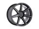 TSW Blanchimont Semi Gloss Black Wheel; Rear Only; 20x10.5; 22mm Offset (10-15 Camaro)