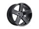 TSW Bristol Matte Black Wheel; 18x9.5; 35mm Offset (10-15 Camaro, Excluding ZL1)