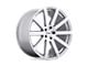 TSW Brooklands Silver with Mirror Cut Face Wheel; 18x9.5; 20mm Offset (10-15 Camaro, Excluding ZL1)