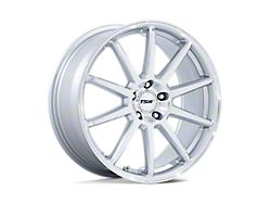 TSW Canard Gloss Silver with Machined Face Wheel; 19x10.5 (10-15 Camaro, Excluding ZL1)