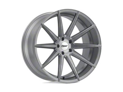 TSW Clypse Titanium with Matte Brushed Face Wheel; Rear Only; 20x10; 40mm Offset (10-15 Camaro, Excluding ZL1)