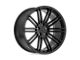 TSW Crowthorne Matte Black Wheel; 18x9.5; 35mm Offset (10-15 Camaro, Excluding ZL1)