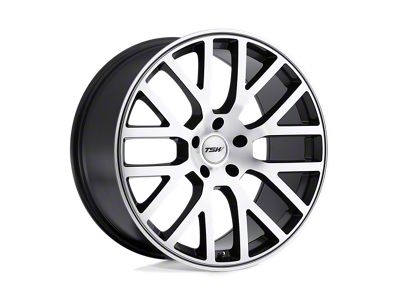 TSW Donington Gunmetal Mirror Cut Face Wheel; 22x10.5; 25mm Offset (10-15 Camaro)