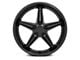 TSW Launch Matte Black with Gloss Black Lip Wheel; 20x8.5 (10-15 Camaro, Excluding ZL1)