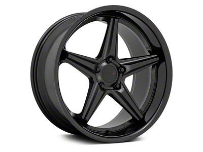 TSW Launch Matte Black with Gloss Black Lip Wheel; 20x8.5 (10-15 Camaro, Excluding ZL1)