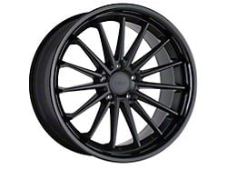 TSW Marina Matte Black with Gloss Black Lip Wheel; 20x8.5 (10-15 Camaro, Excluding ZL1)