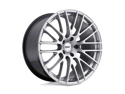 TSW Max Hyper Silver Wheel; 18x8.5; 15mm Offset (10-15 Camaro, Excluding ZL1)