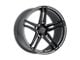 TSW Mechanica Matte Gunmetal with Matte Black Face Wheel; 18x9.5 (10-15 Camaro, Excluding ZL1)