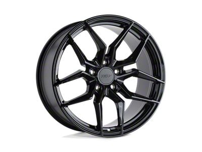 TSW Silvano Gloss Black Wheel; 18x9.5; 40mm Offset (10-15 Camaro, Excluding ZL1)