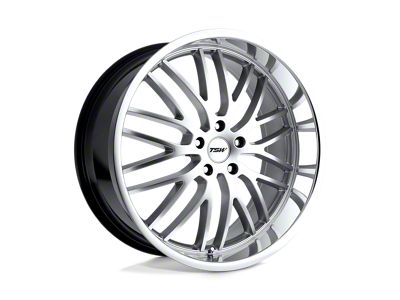 TSW Snetterton Hyper Silver with Mirror Cut Lip Wheel; 19x9.5 (10-15 Camaro, Excluding ZL1)