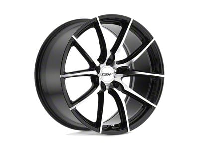 TSW Sprint Gloss Black with Mirror Cut Face Wheel; 20x10; 25mm Offset (10-15 Camaro, Excluding ZL1)