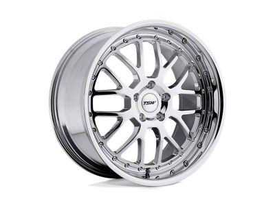 TSW Valencia Chrome Wheel; 19x9.5; 20mm Offset (10-15 Camaro, Excluding ZL1)