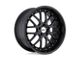 TSW Valencia Matte Black Wheel; 19x8; 20mm Offset (10-15 Camaro, Excluding ZL1)