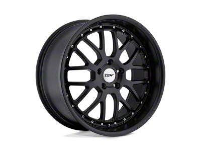 TSW Valencia Matte Black Wheel; 20x8.5; 20mm Offset (10-15 Camaro, Excluding ZL1)