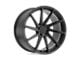 TSW Watkins Double Black Wheel; Left Directional; 18x8.5 (10-15 Camaro, Excluding ZL1)