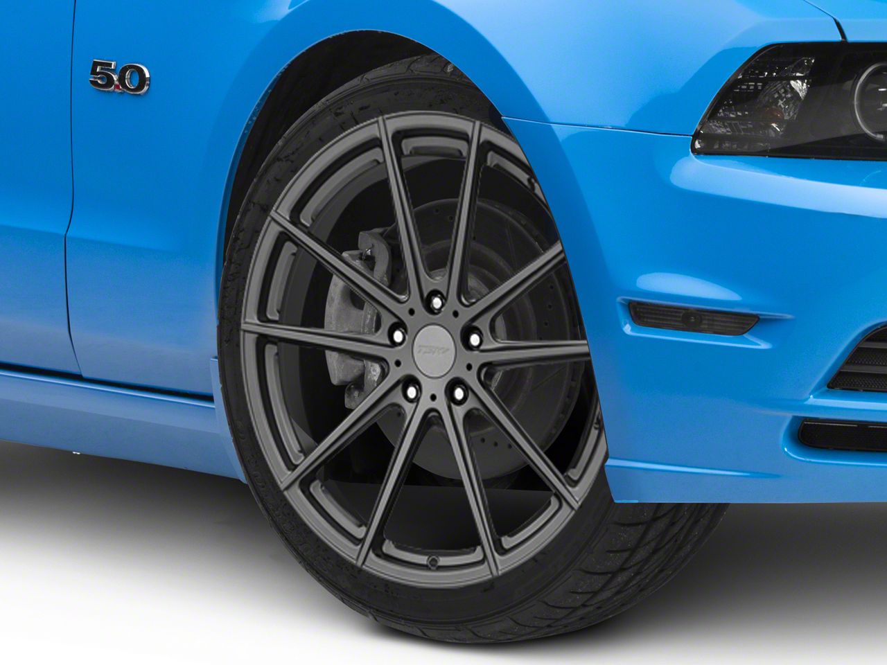 TSW Mustang Bathurst Gloss Gunmetal Wheel; 20x9 2090BAT205114G76 (10-14 ...