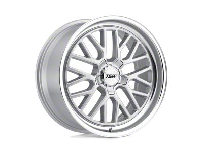 TSW Hockenheim S Silver with Mirror Cut Lip Wheel; 20x8.5 (10-14 Mustang)