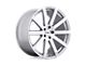 TSW Brooklands Silver with Mirror Cut Face Wheel; 19x9.5; 20mm Offset (15-23 Mustang GT, EcoBoost, V6)