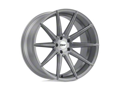 TSW Clypse Titanium with Matte Brushed Face Wheel; 20x10.5; 25mm Offset (15-23 Mustang, Excluding GT500)