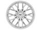TSW Sebring Silver Wheel; Rear Only; 19x9.5 (2024 Mustang)