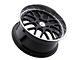 TSW Valencia Gloss Black with Mirror Cut Lip Wheel; Rear Only; 19x9.5 (2024 Mustang)