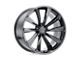 TSW Aileron Metallic Gunmetal Wheel; 21x9 (94-98 Mustang)