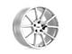 TSW Chrono Silver with Mirror Cut Face Wheel; Rear Only; 21x11; 30mm Offset (16-24 Camaro)