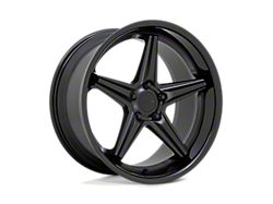 TSW Launch Matte Black with Gloss Black Lip Wheel; Rear Only; 20x10; 40mm Offset (16-24 Camaro, Excluding SS w/ 6-Piston Front Calipers & ZL1)