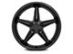 TSW Launch Matte Black with Gloss Black Lip Wheel; 20x8.5 (16-24 Camaro, Excluding ZL1)