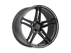 TSW Mechanica Matte Gunmetal with Matte Black Face Wheel; 18x8.5; 15mm Offset (16-24 Camaro, Excluding SS w/ 6-Piston Front Calipers & ZL1)