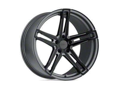 TSW Mechanica Matte Gunmetal with Matte Black Face Wheel; 18x8.5; 15mm Offset (16-24 Camaro, Excluding SS w/ 6-Piston Front Calipers & ZL1)