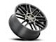 TSW Mosport Matte Black Machined and Dark Tint Wheel; 20x10.5 (16-24 Camaro)