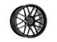 TSW Nord Semi Gloss Black Wheel; 20x9; 30mm Offset (16-24 Camaro, Excluding SS w/ 6-Piston Front Calipers & ZL1)