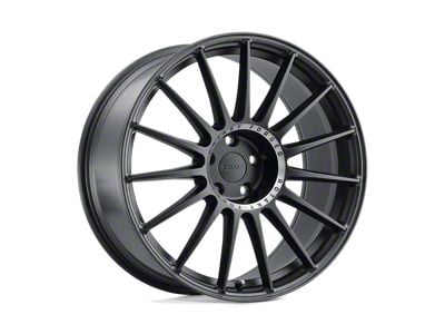 TSW Paddock Semi Gloss Black with Machined Tinted Ring Wheel; 19x9.5; 39mm Offset (16-24 Camaro, Excluding SS w/ 6-Piston Front Calipers & ZL1)