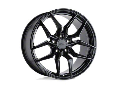 TSW Silvano Gloss Black Wheel; 18x9.5; 40mm Offset (16-24 Camaro, Excluding SS w/ 6-Piston Front Calipers & ZL1)