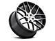TSW Lasarthe Gloss Black Machined Wheel; 22x9 (08-23 RWD Challenger, Excluding Widebody)