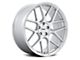 TSW Lasarthe Gloss Silver Machined Wheel; Rear Only; 22x10.5 (08-23 RWD Challenger, Excluding Widebody)