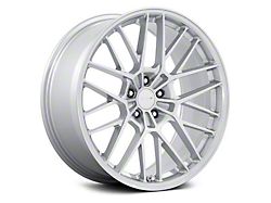 TSW Daytona Gloss Silver Wheel; 22x9 (11-23 RWD Charger, Excluding Widebody)