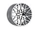 TSW Vale Silver with Mirror Cut Face Wheel; Front Only; 19x8.5 (20-24 Corvette C8, Excluding Z06)