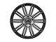 TSW Crowthorne Matte Gunmetal Machined Wheel; 19x9.5 (05-09 Mustang)
