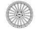 TSW Turbina Titanium Silver Wheel; 20x9 (15-23 Mustang GT, EcoBoost, V6)