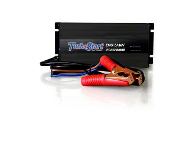 TurboStart AGM Battery SMART Charger; 16-Volt