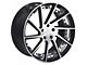 TW Racing E1 Forged Gloss Black with Machined Face Wheel; 20x8.5 (05-09 Mustang)