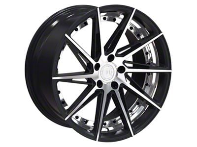 TW Racing E2 Forged Gloss Black with Machined Face Wheel; 20x8.5 (05-09 Mustang)