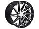 TW Racing E2 Forged Gloss Black with Machined Face Wheel; Rear Only; 20x10 (05-09 Mustang)